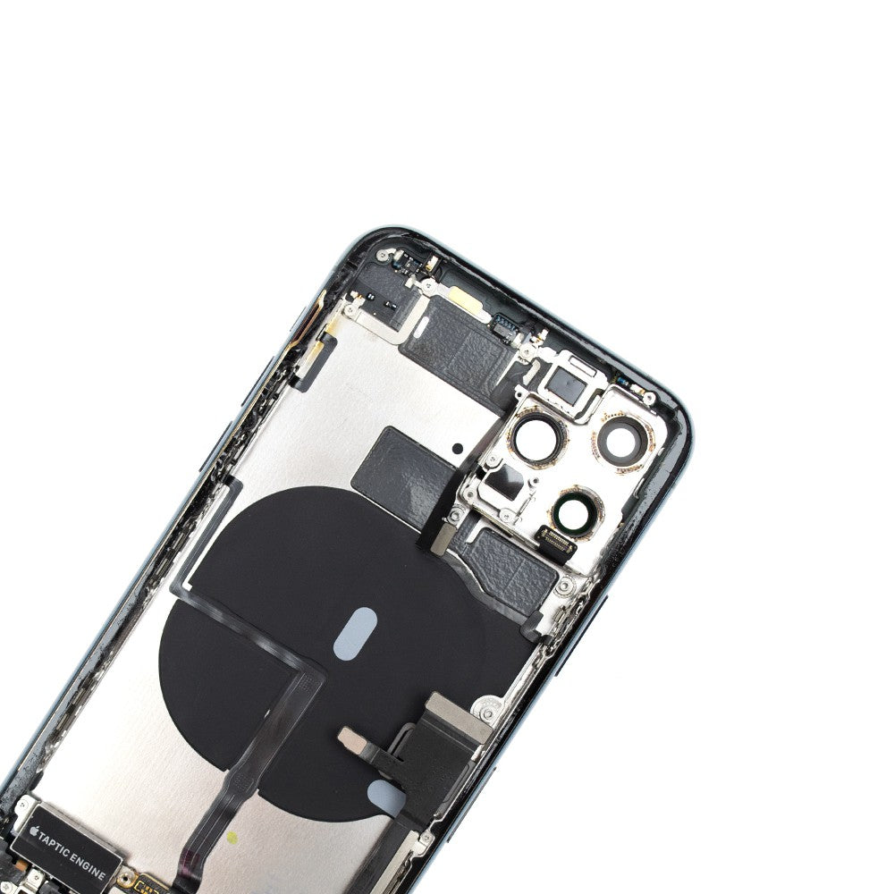 Rear Housing with Full Set Parts for iPhone 11 Pro-Matte Midnight Green (Purple) Rear Housing with Full Set Parts for iPhone 11 Pro-Matte Midnight Green (Purple)